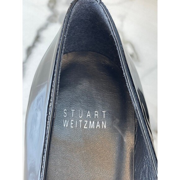 Stuart Weitzman buckled patent leather shoes size 8 - Picture 11 of 12